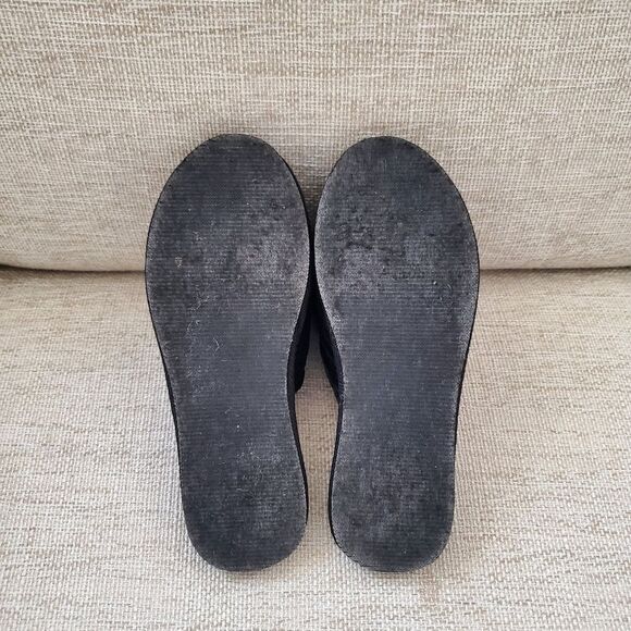 Kate Spade Black Bow Slippers Sz 6 - Picture 11 of 11